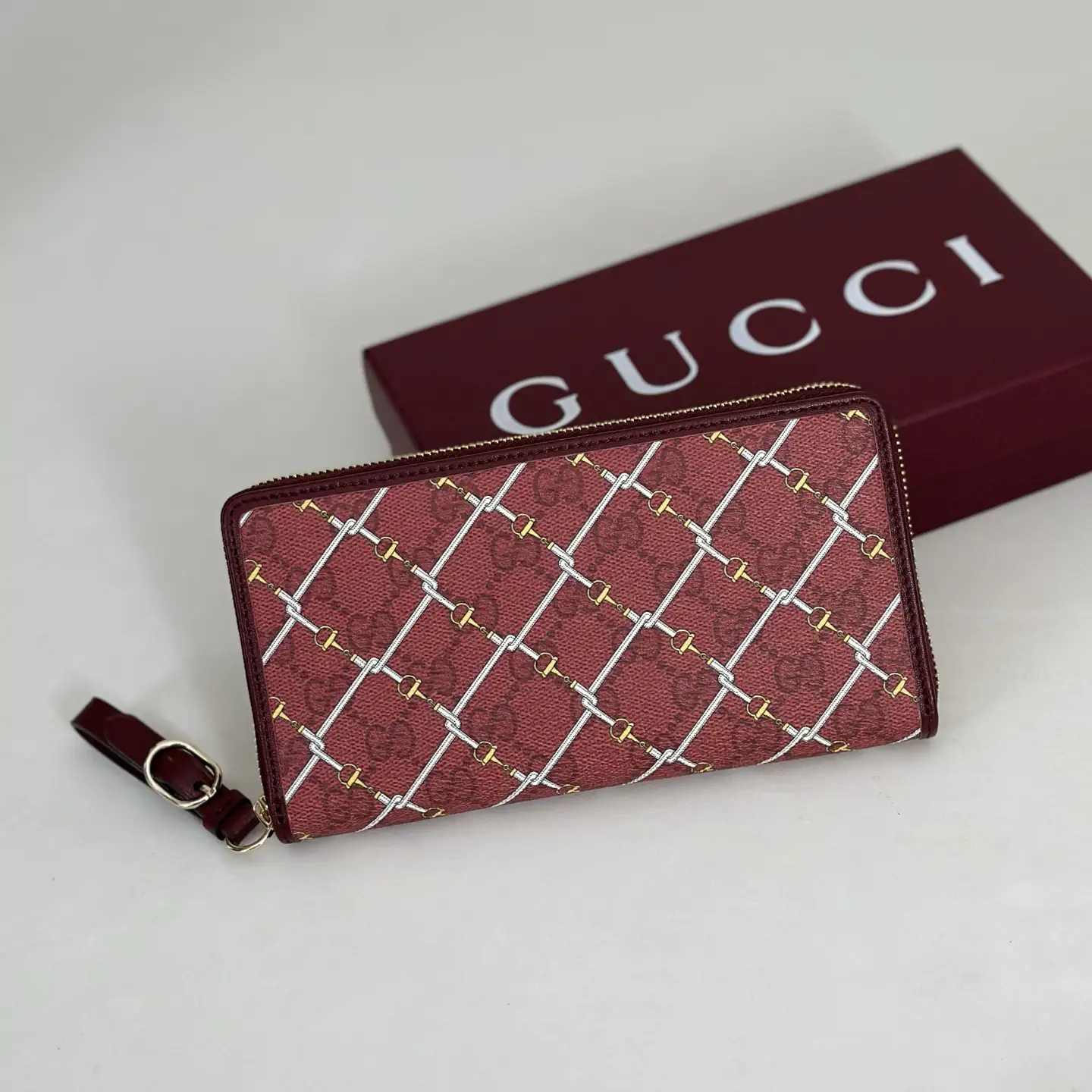 Gucci Monogram Zip-Around Wallet image 1