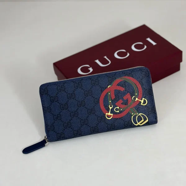 Gucci Monogram Zip Around Wallet image 1