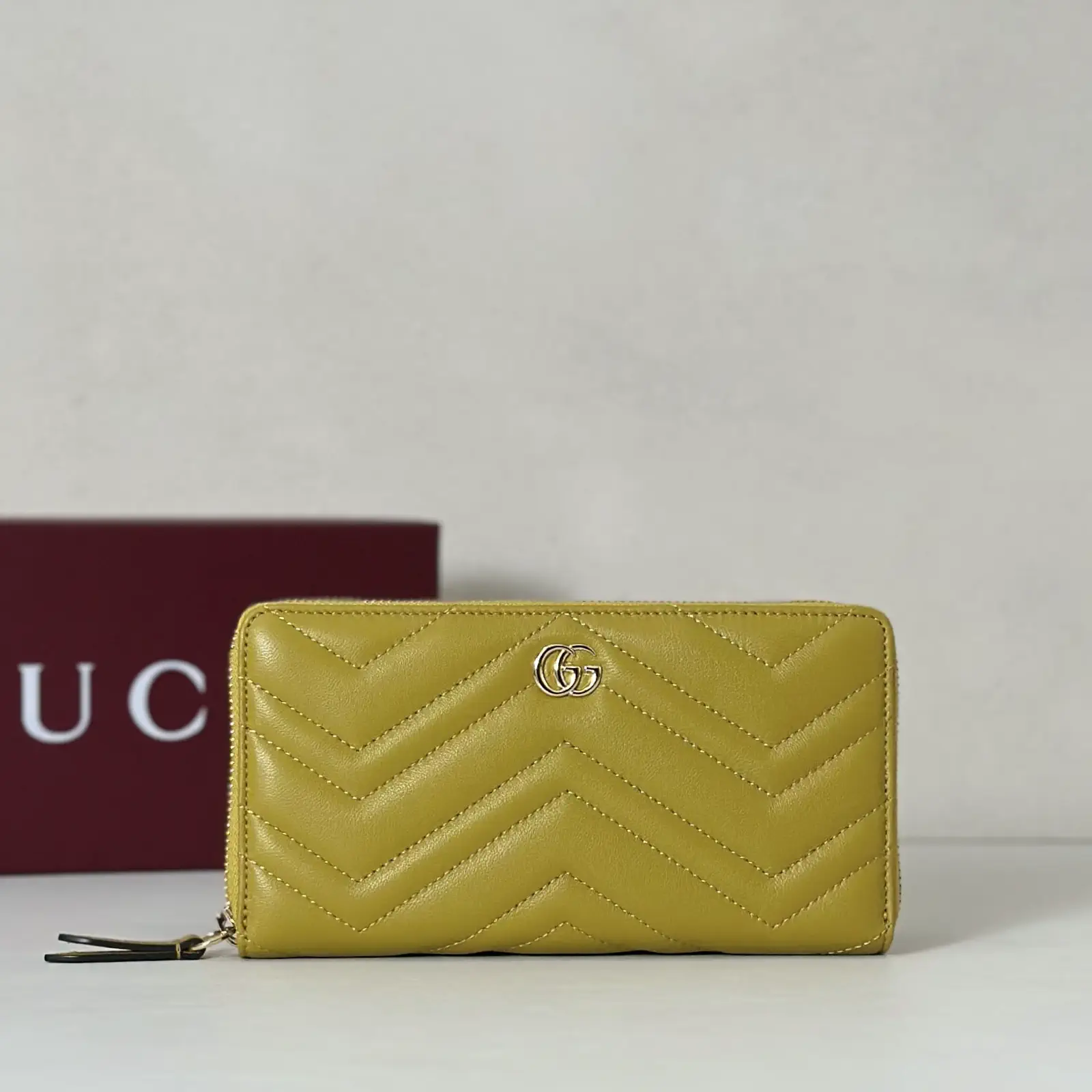 Gucci Quilted Zip Around Wallet image 1