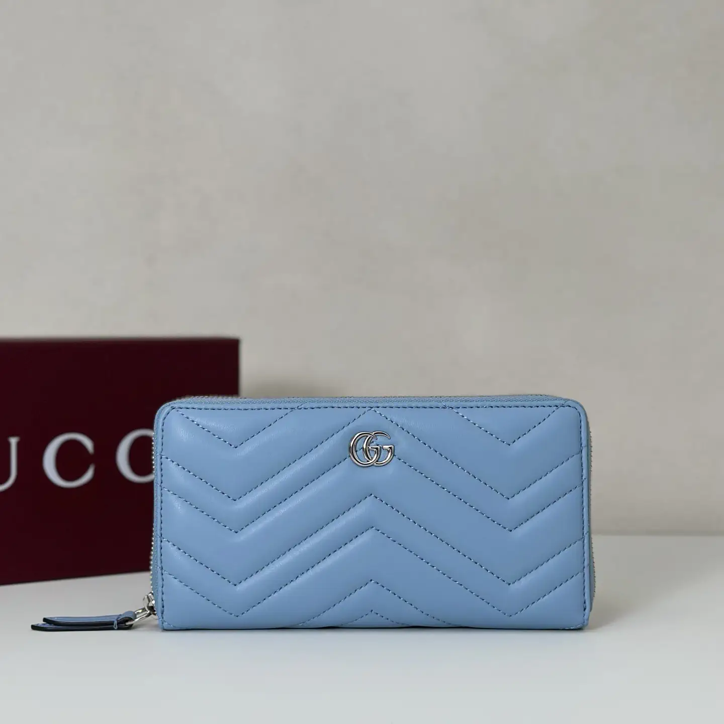 Gucci Quilted Zip Around Wallet image 1