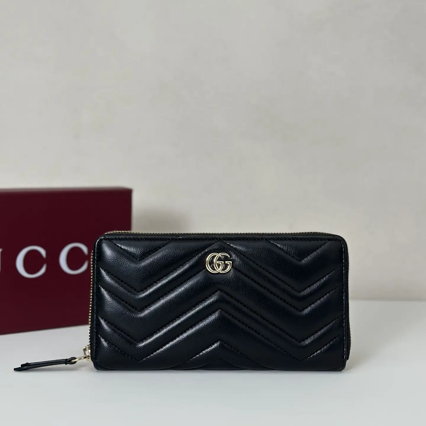 Gucci Quilted Zip Around Wallet image 1