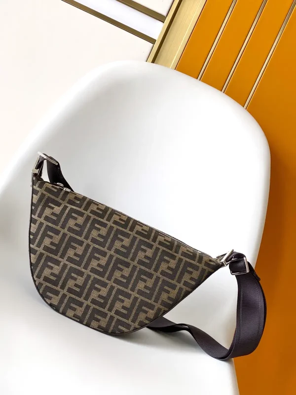 FENDI Melon Small Crescent Crossbody Bag image 1