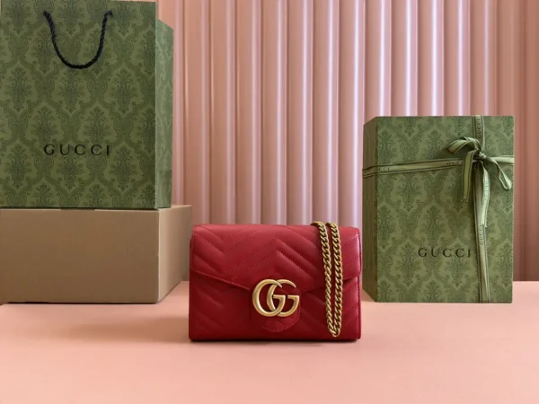Gucci Quilted Mini Bag with Chain Strap image 1