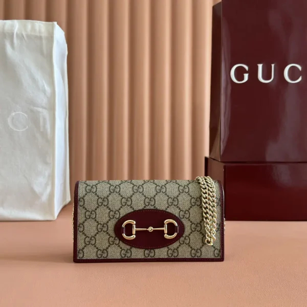 Gucci Horsebit 1955 Monogram Shoulder Bag image 1