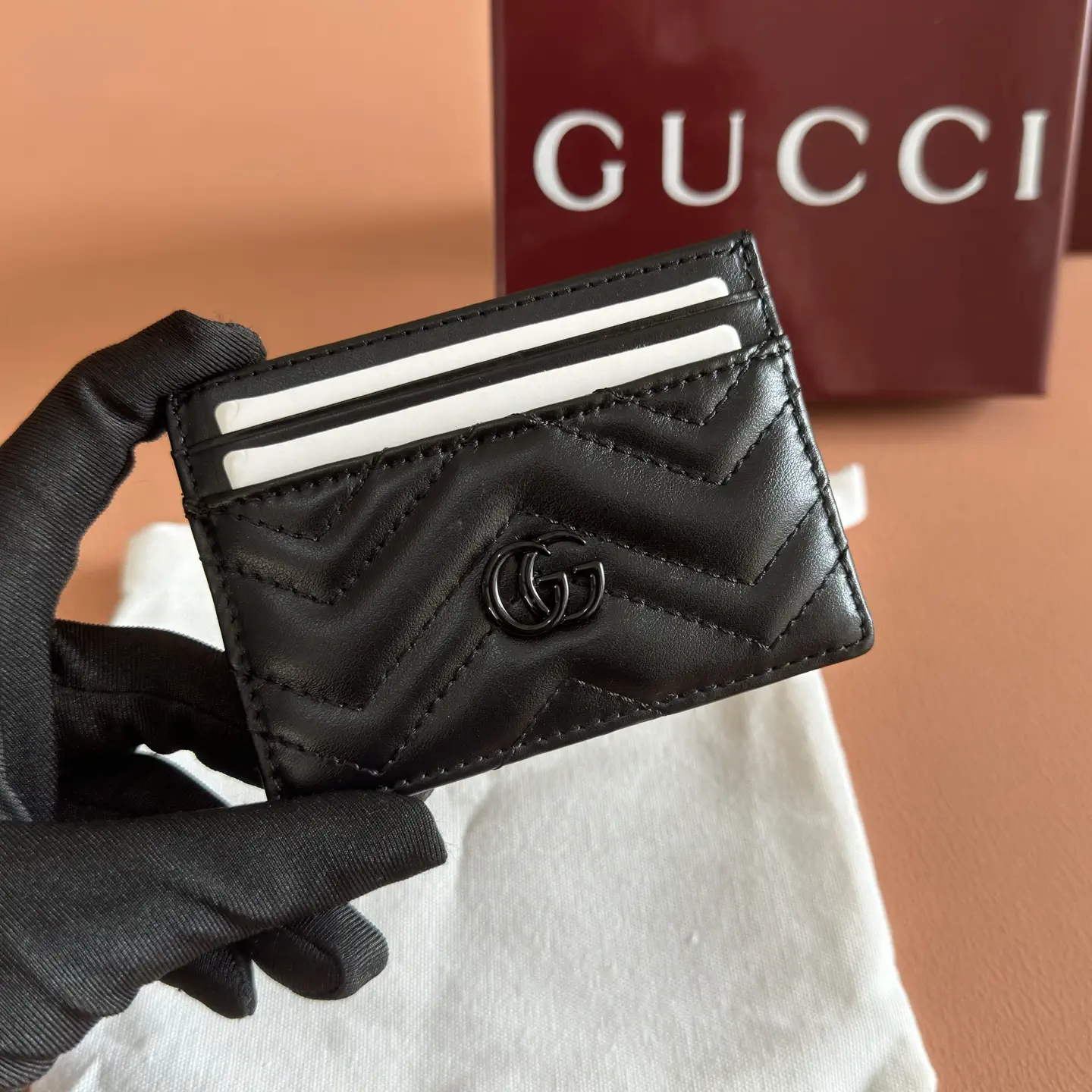 Gucci Quilted Card Holder image 1