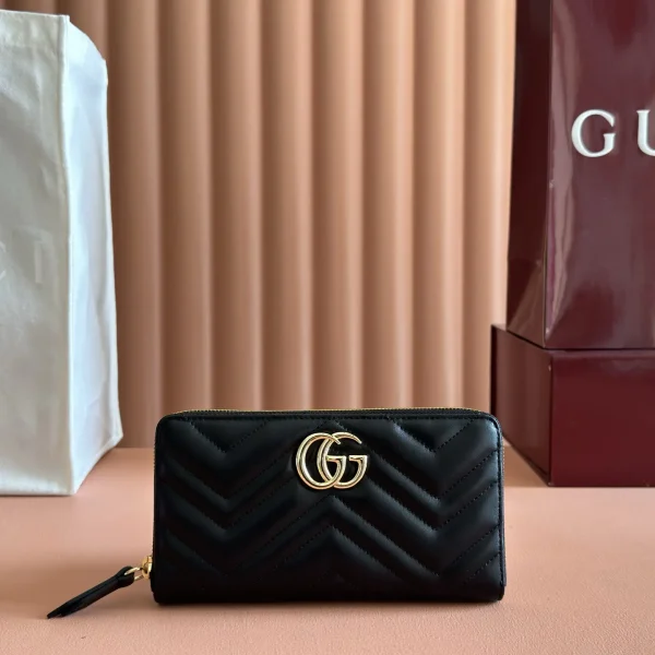 Gucci Marmont Quilted Zip-Around Wallet image 1