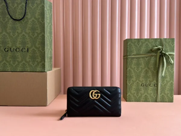 Gucci Marmont Quilted Zip Around Wallet image 1