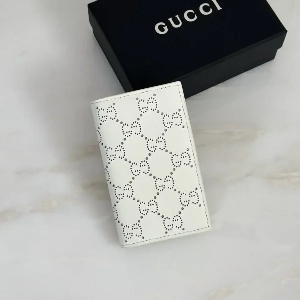Gucci Perforated Monogram Card Holder image 1