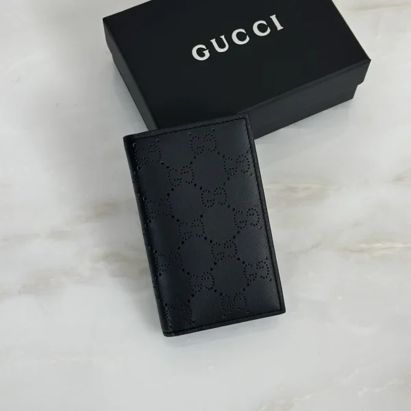 Gucci Perforated Monogram Card Holder image 1