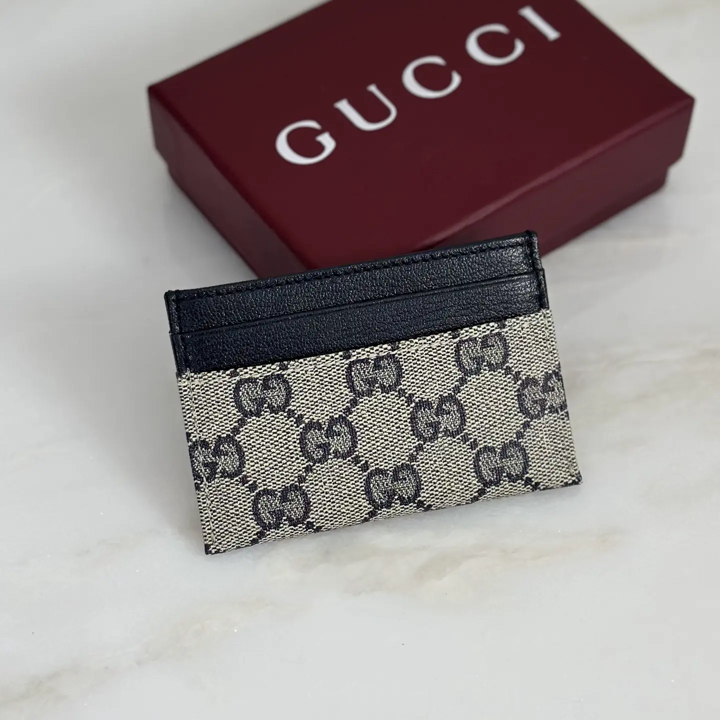 Gucci Monogram Card Holder image 1