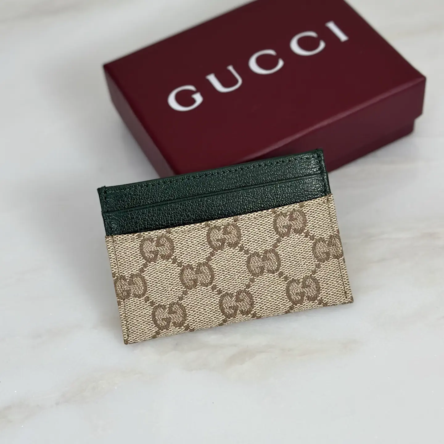 Gucci Monogram Card Holder image 1