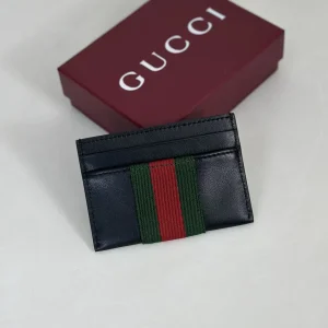 Gucci Web Stripe Card Holder image 1