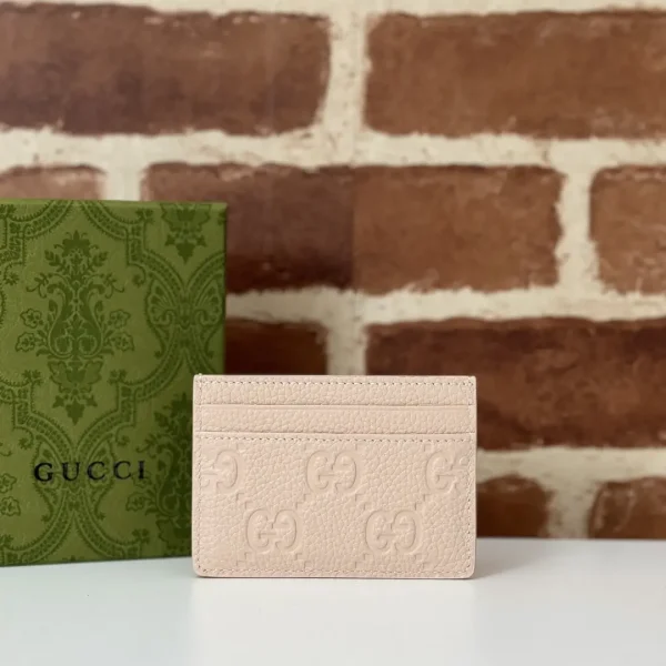Gucci Embossed GG Card Holder image 1