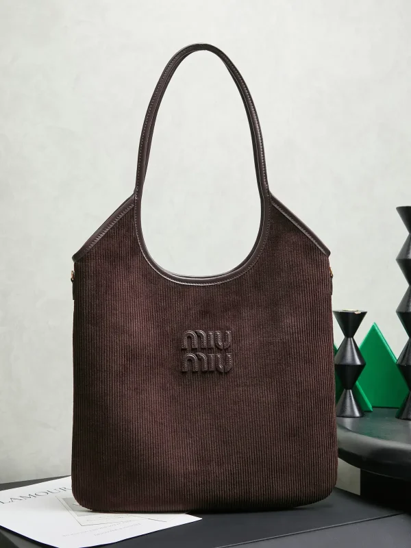 Miu Miu Corduroy Tote Bag image 1