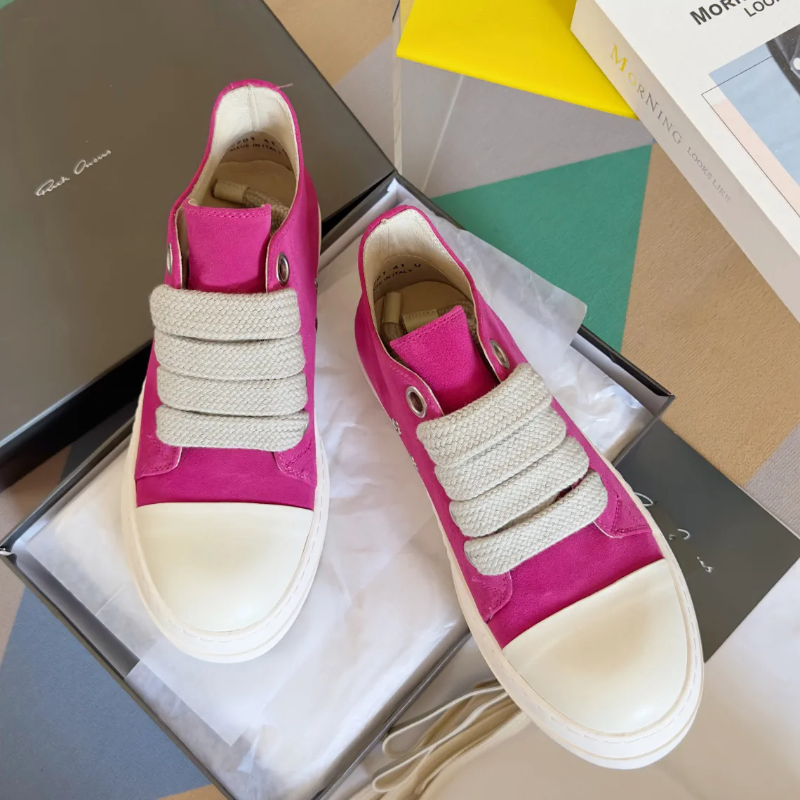 Rick Owens LUXOR Low-Top Casual Shoes image 1