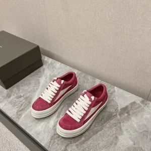Rick Owens Suede Low-Top Casual Sneakers image 1