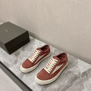 Rick Owens Suede Low-Top Casual Sneakers image 1