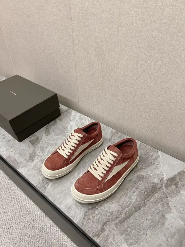 Rick Owens Suede Low-Top Casual Sneakers image 1