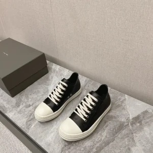Rick Owens Main Line Water Dyed Cowhide Low Top Sneakers image 1