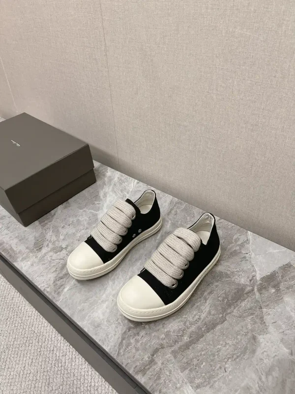 Rick Owens Main Line Watermelon Head Denim Sneakers image 1