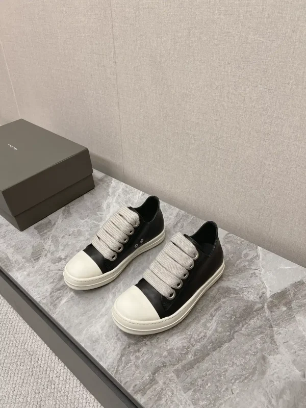 Rick Owens Main Line Watermelon Head Leather Sneakers image 1