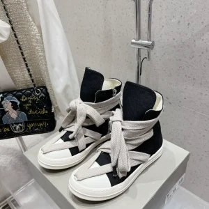 Rick Owens 24ss High-Top Lace-Up Ankle Boots image 1