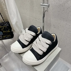 Rick Owens Wide Lace Puffer Sneakers image 1