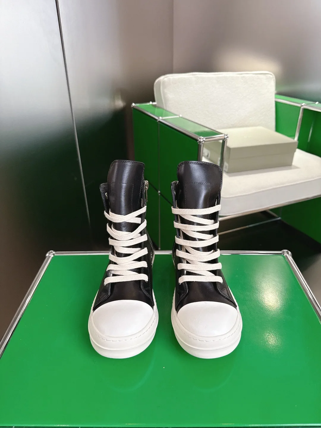 Rick Owens High Top Casual Sneakers image 1