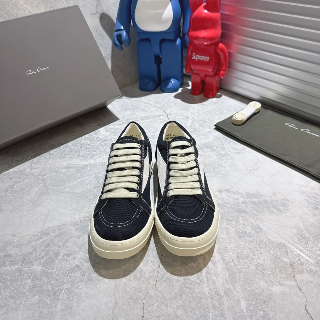 Rick Owens New Low-Top Casual Sneakers image 1