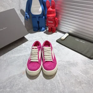 Rick Owens Suede Low-Top Sneakers image 1