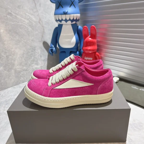 Rick Owens Suede Low-Top Casual Sneakers image 1