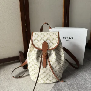 CELINE Folco Medium Backpack with Triomphe Canvas Print image 1