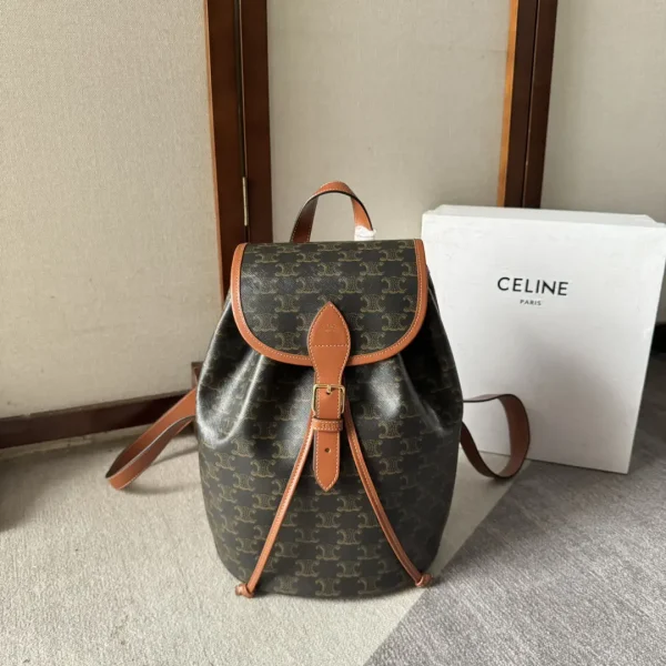 CELINE Folco Triomphe Canvas Medium Backpack image 1