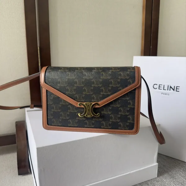 CELINE Monogram Envelope Shoulder Bag image 1
