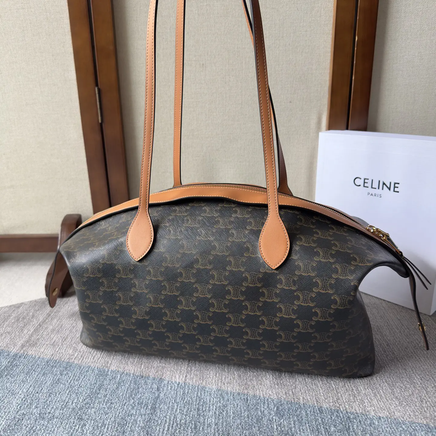 CELINE Triomphe Canvas Duffle Bag image 1