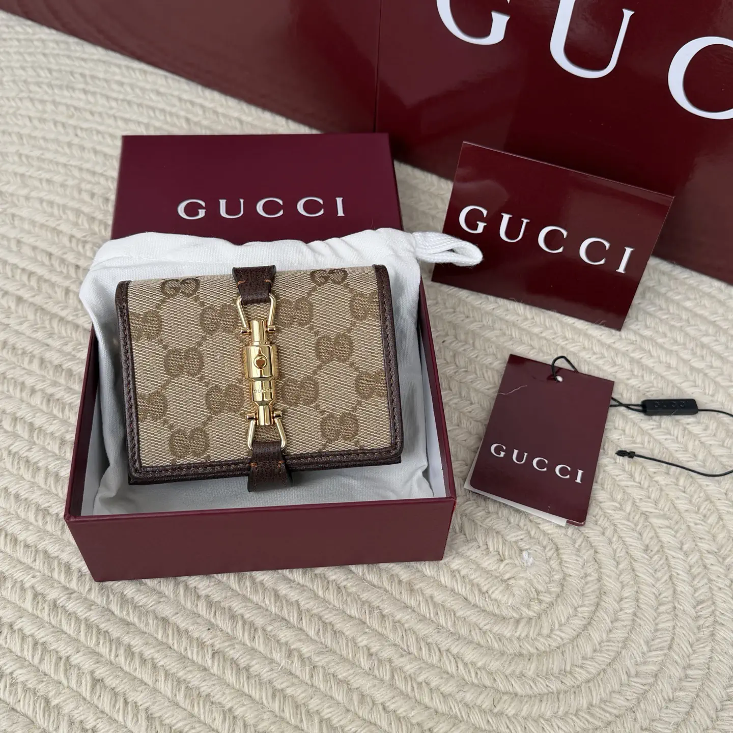 Gucci Monogram Canvas Wallet image 1