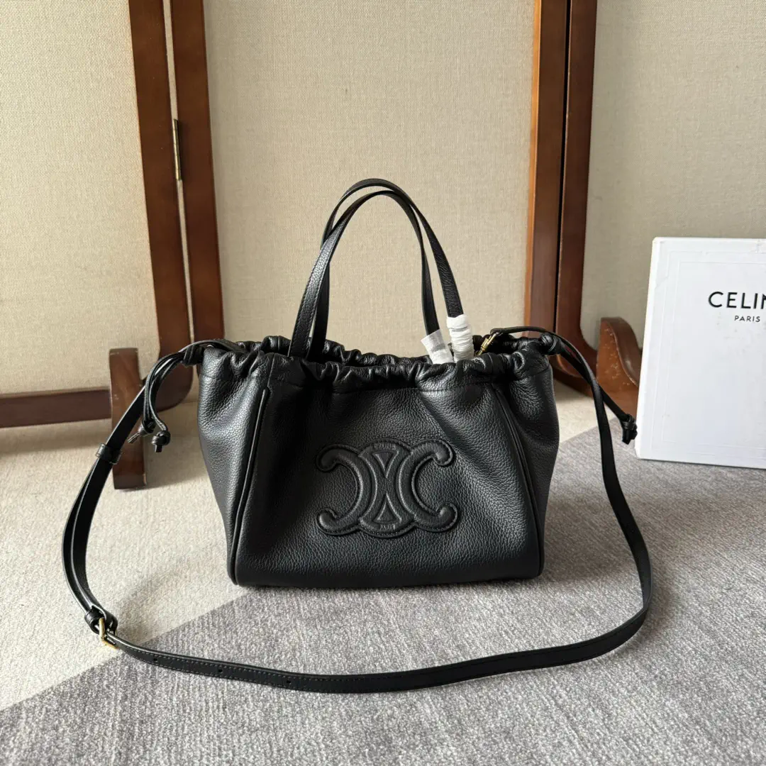CELINE Small Drawstring Tote Bag image 1