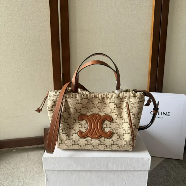 CELINE Monogram Drawstring Mini Tote Bag image 1