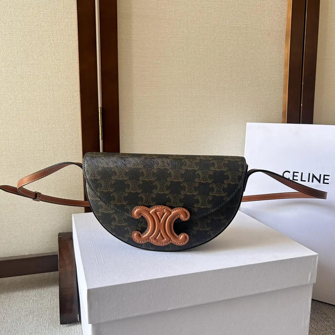 CELINE Monogram Saddle Crossbody Bag image 1