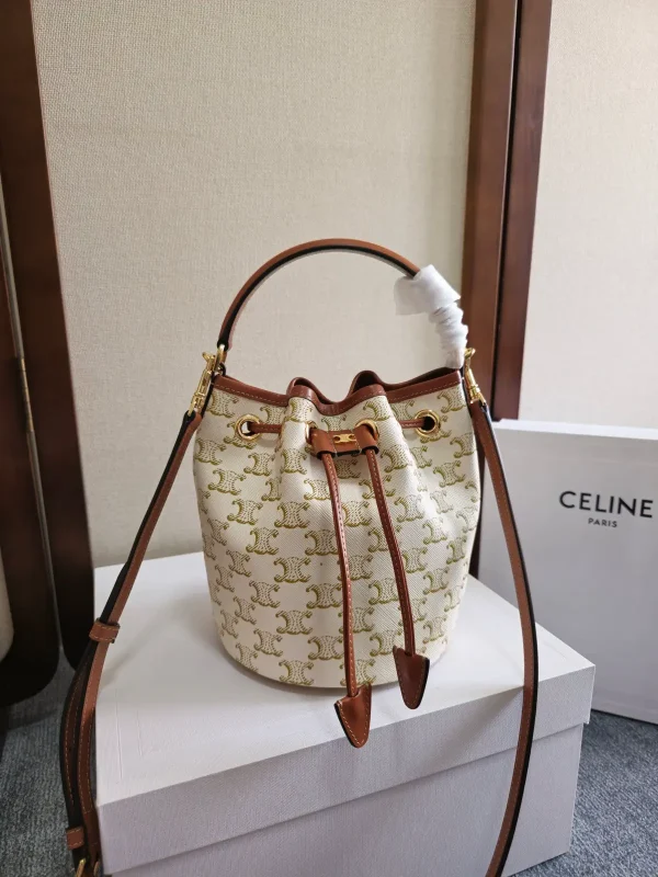 CELINE Monogram Drawstring Bucket Bag image 1