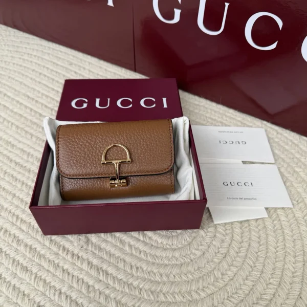 Gucci Brown Leather Wallet image 1