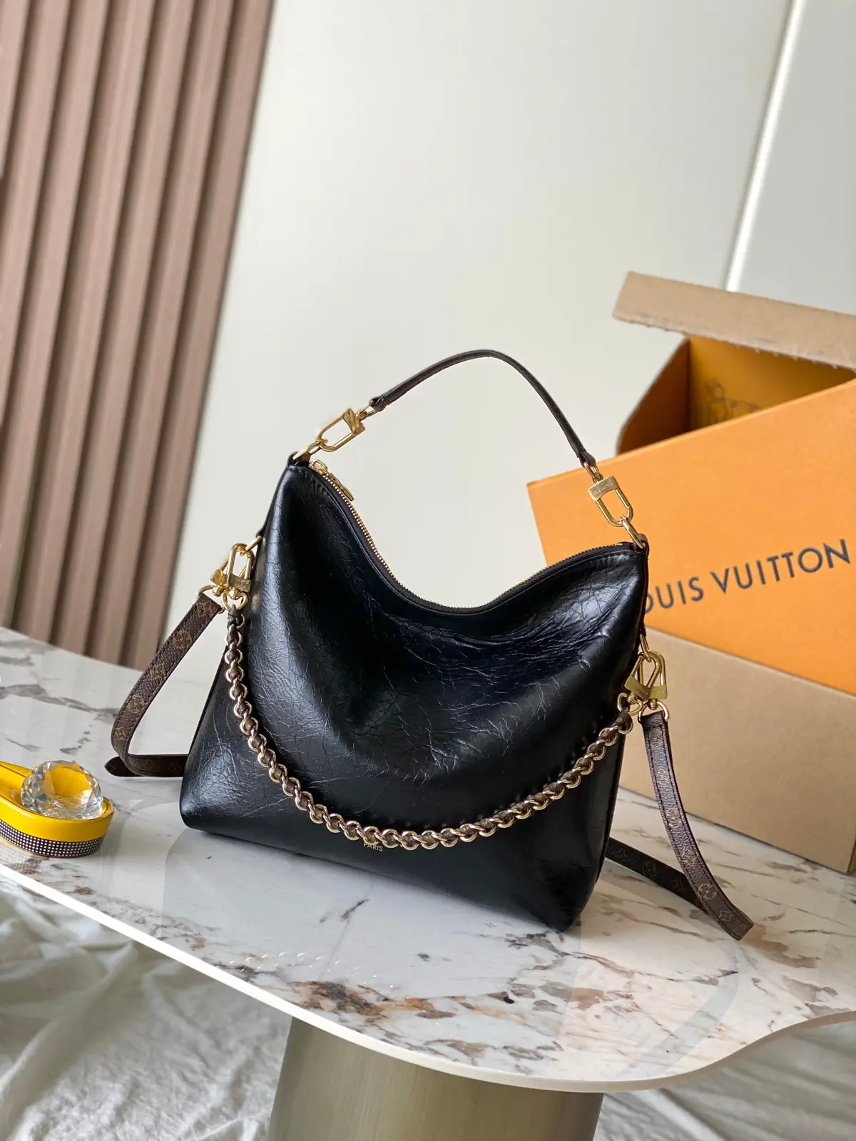Louis Vuitton Black Hobo Shoulder Bag image 1