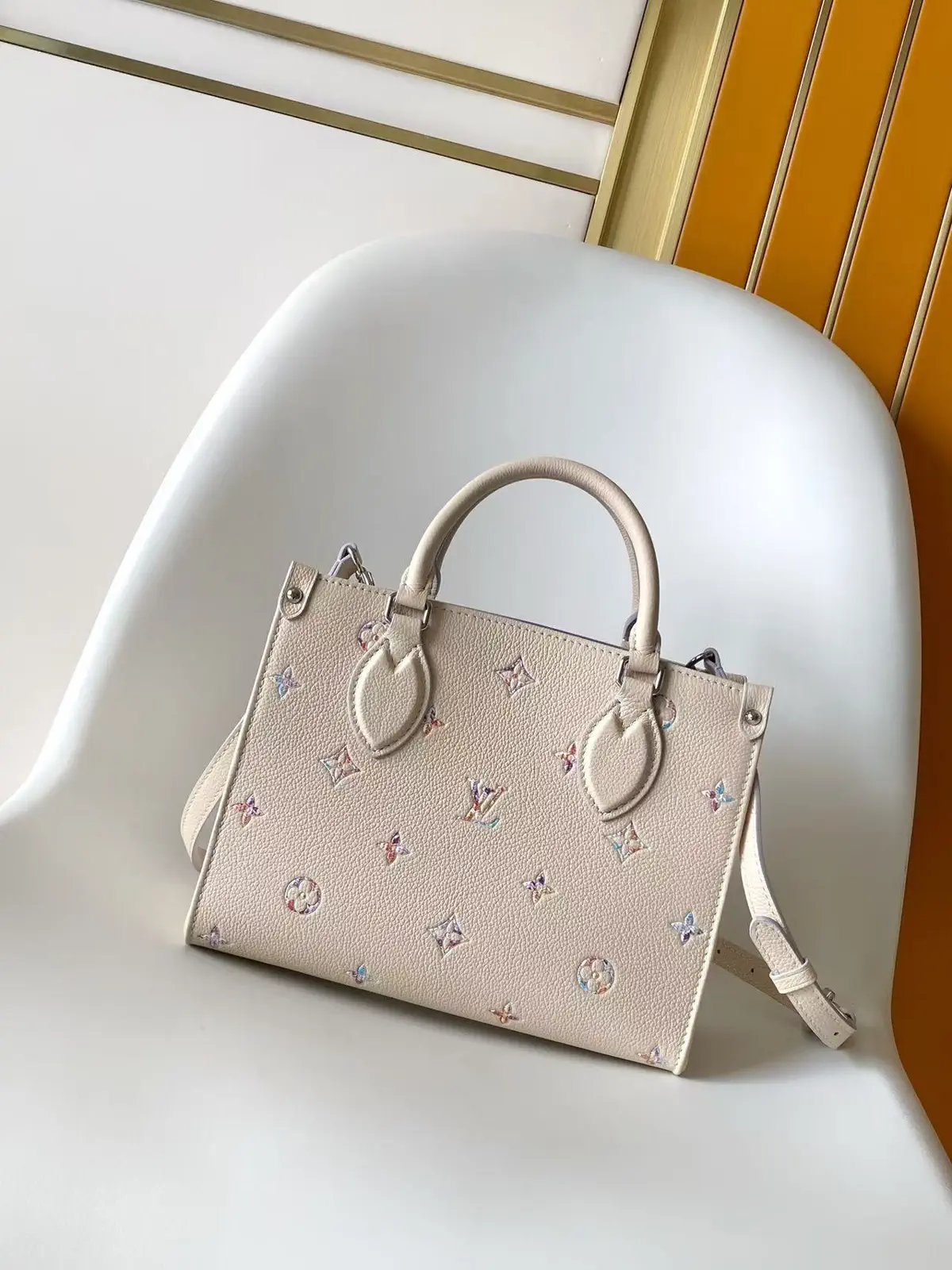 Louis Vuitton OnTheGo Small Tote Bag with Multicolor Monogram Pattern image 1