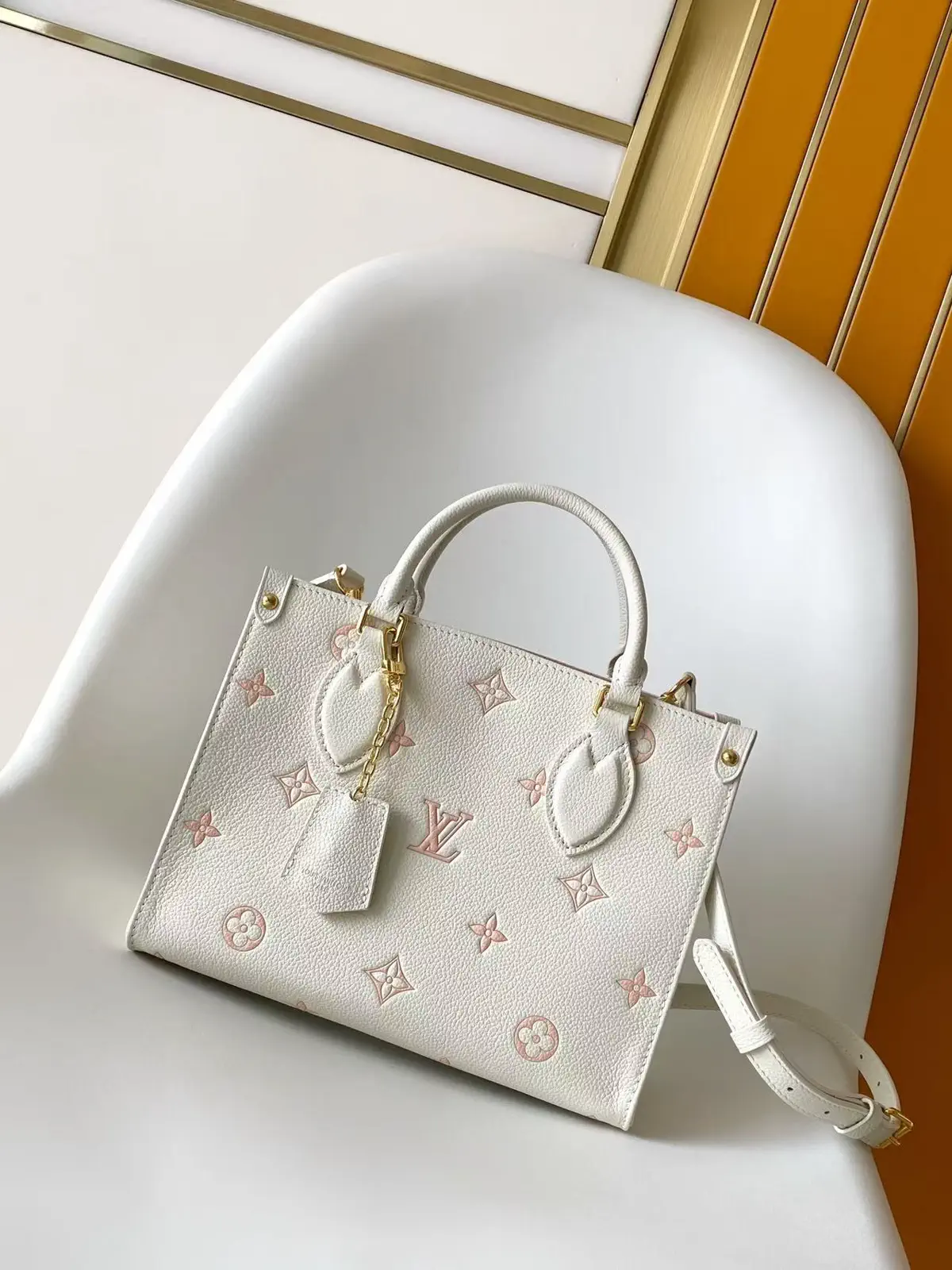 Louis Vuitton OnTheGo Small Monogram Empreinte Top Handle Bag image 1