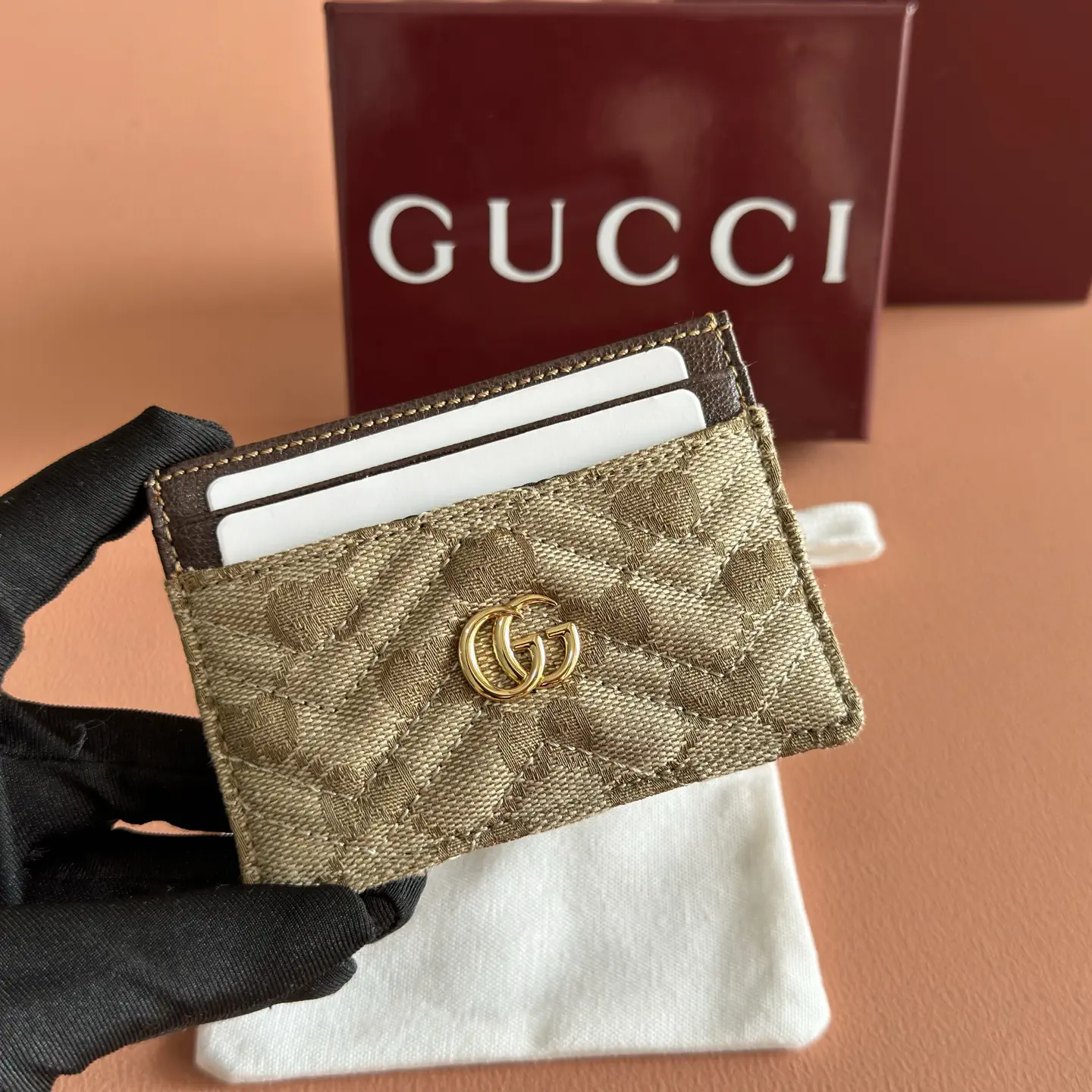 Gucci GG Canvas Card Holder image 1
