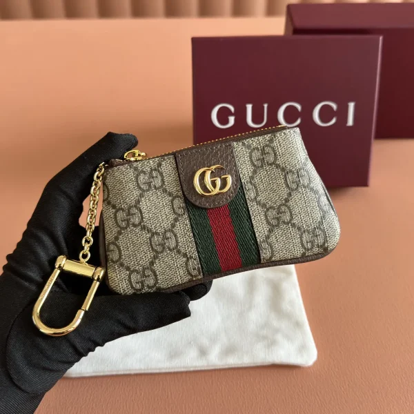 Gucci GG Monogram Key Pouch Wallet image 1