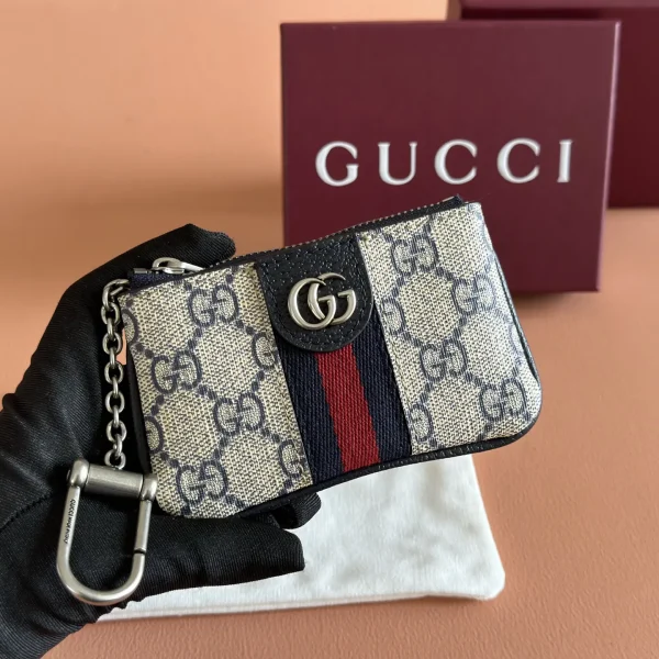 Gucci GG Monogram Key Pouch Wallet image 1