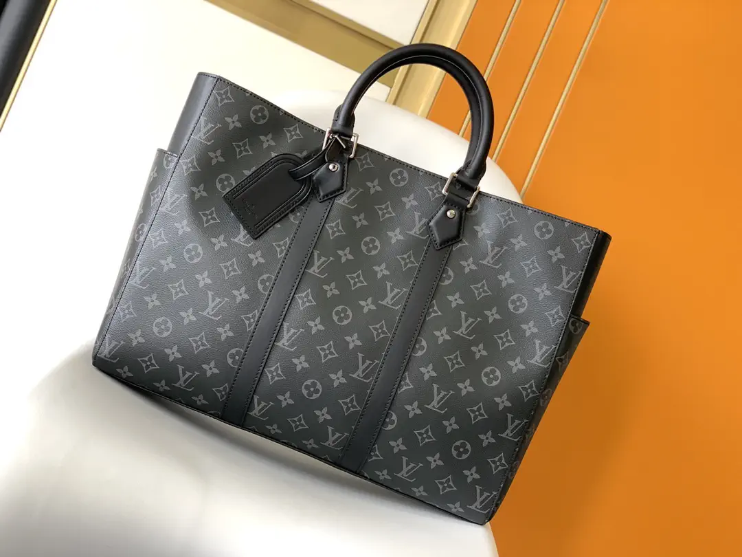 Louis Vuitton Monogram Sac Plat 24H Tote Bag image 1