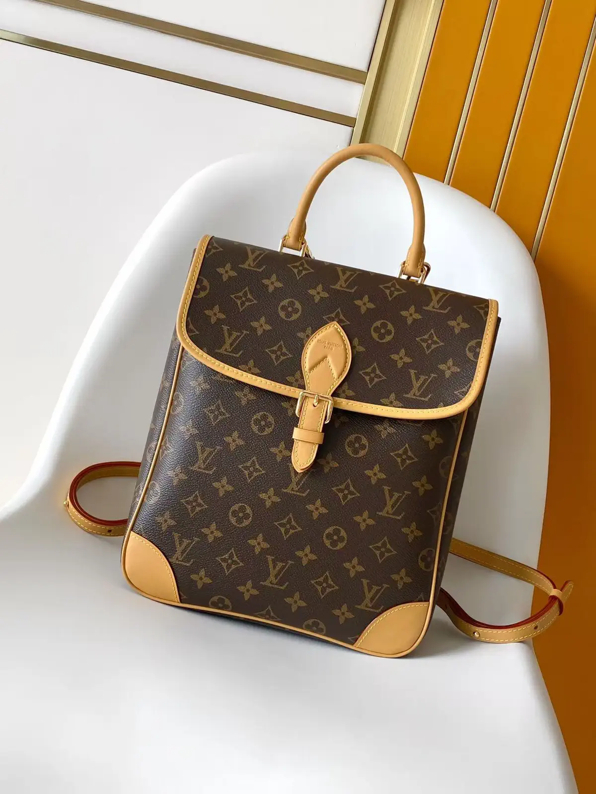 Louis Vuitton Monogram Canvas Backpack image 1