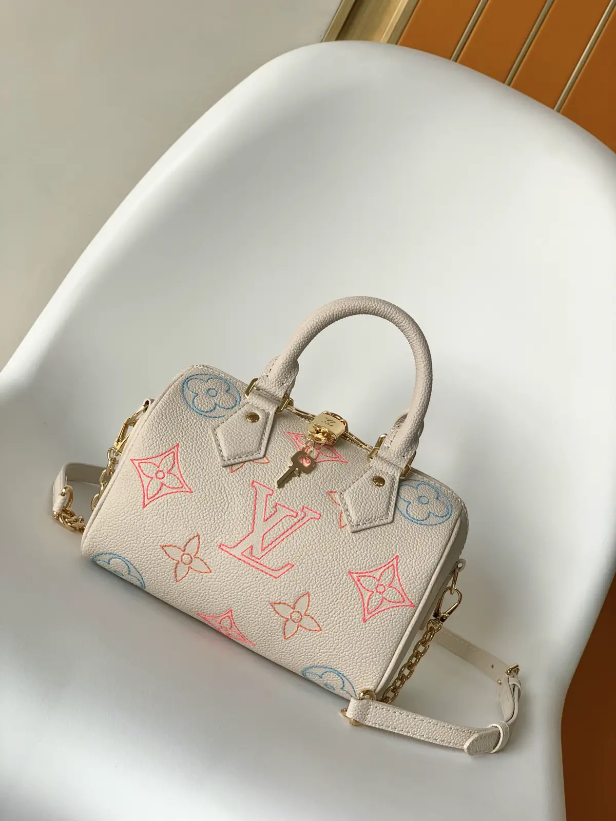Louis Vuitton Speedy Bandoulière 20 Monogram Empreinte Top Handle Bag image 1